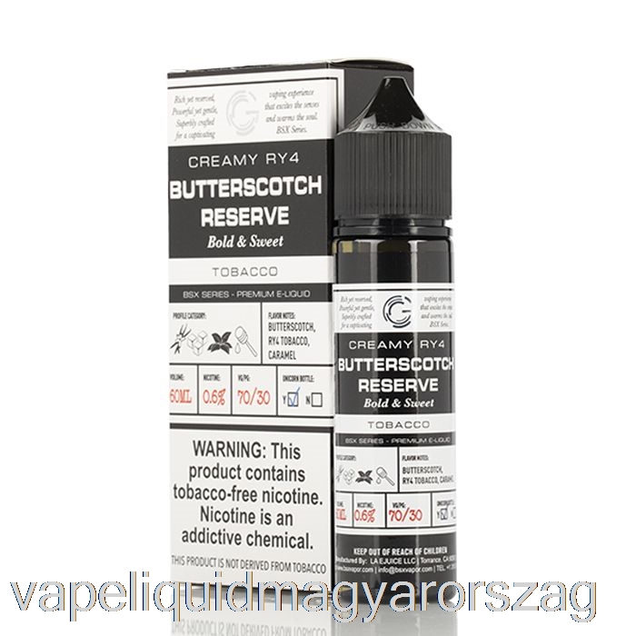 Butterscotch Tartalék - Bsx Sorozat - 60ml 0mg Vape E Cigi